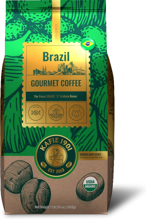 Kafie 1901 Coffee Co™ Brazil Medium Dark Roast